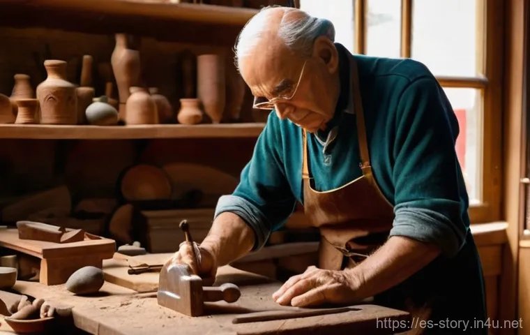 스토리텔러와 영화 스토리텔링의 차이 - **Prompt:** "A young woman, wearing a modest, knee-length dress and a light cardigan, stands silentl...