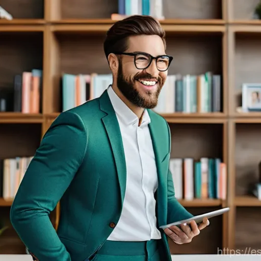 스토리텔러 포트폴리오 작성법 - **Prompt 1: The Confident Creator's Digital Showcase**
"A diverse, gender-neutral storyteller in...