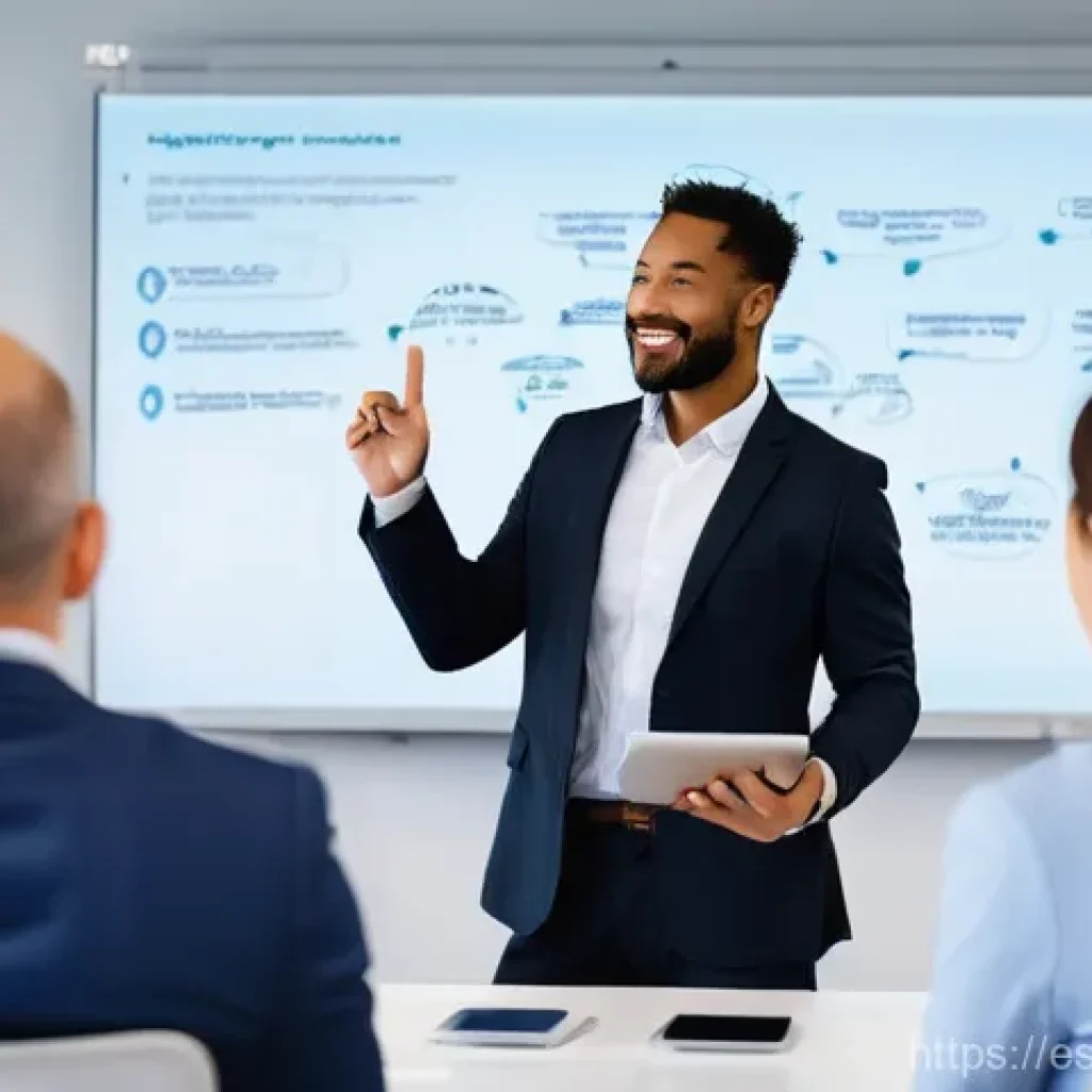 스토리텔러 자격증과 취업의 연관성 - **"Career Transformation through Storytelling":** A diverse group of modern professionals (men and w...