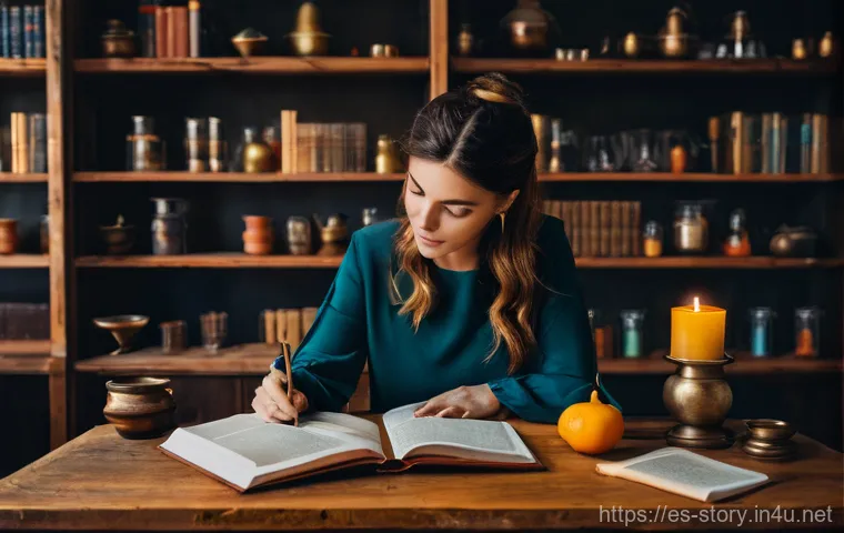 스토리텔러 관련 직업의 다양한 이야기 제작 방법과 사례 분석과 연구 - Here are three detailed image generation prompts in English, designed to capture the essence of comp...