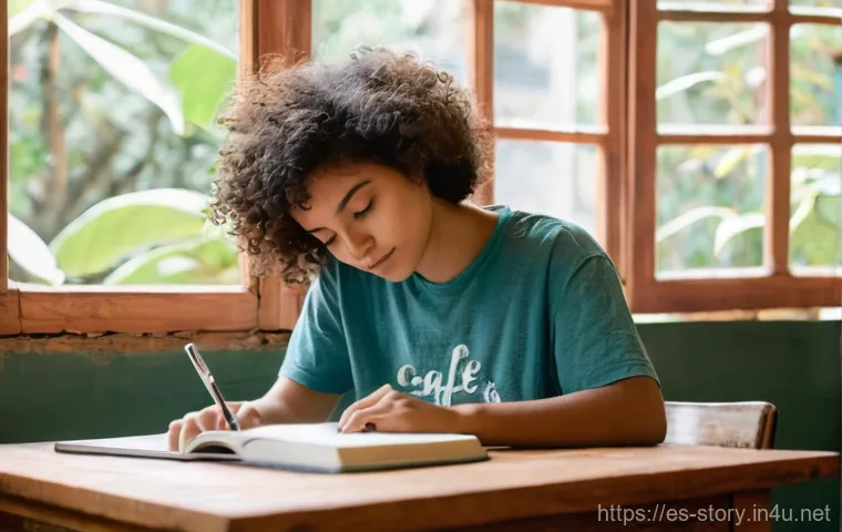 스토리텔러가 알아야 할 법률 지식 - **Prompt:** A young, determined Latin American writer, a person of ambiguous gender with short, dark...