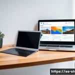 Home 18 스토리텔러 관련 커리어 설계의 모든 것 - A professional storyteller in a modern digital workspace, passionately narrating a story while surro...