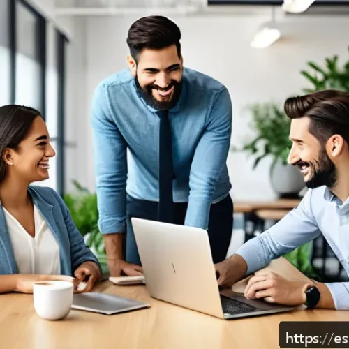 스토리텔러가 참여한 주요 프로젝트 사례 - A diverse group of young professionals in a modern, bright office space sharing authentic stories ab...