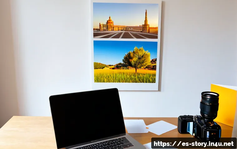 스토리텔러 관련 콘텐츠 마케팅 아이디어 - Photorealistic Spanish-speaking content creator in a bright Madrid-style apartment studio, arranging...